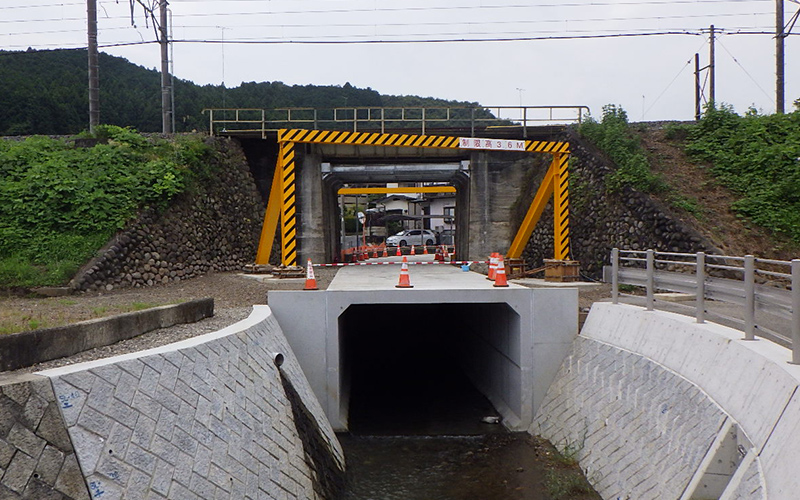 第五小籔川橋梁改修工事