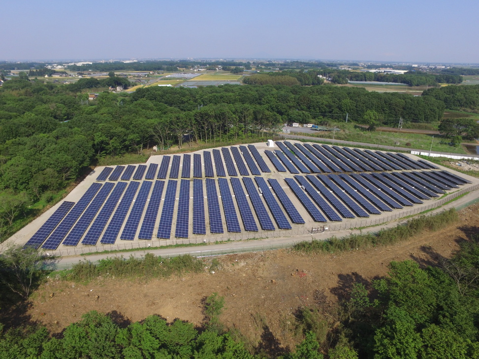 東武岩舟太陽光発電所1,603kW